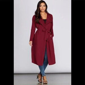 Windsor trench duster jacket size medium
